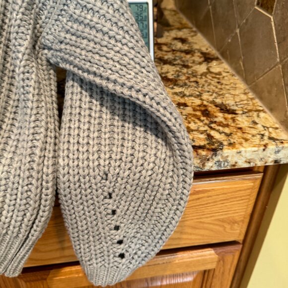 Elodie Women's Knit Pullover Sweater Grey M - Picture 6 of 6